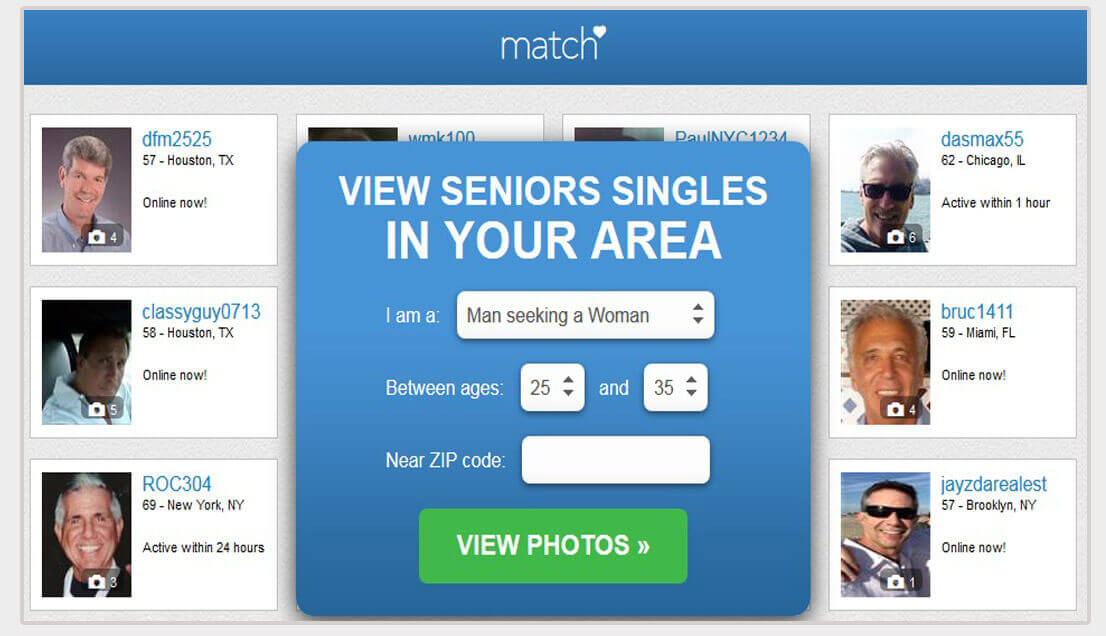 Detailed Reviews of Match.com - A Match Site for Seniors